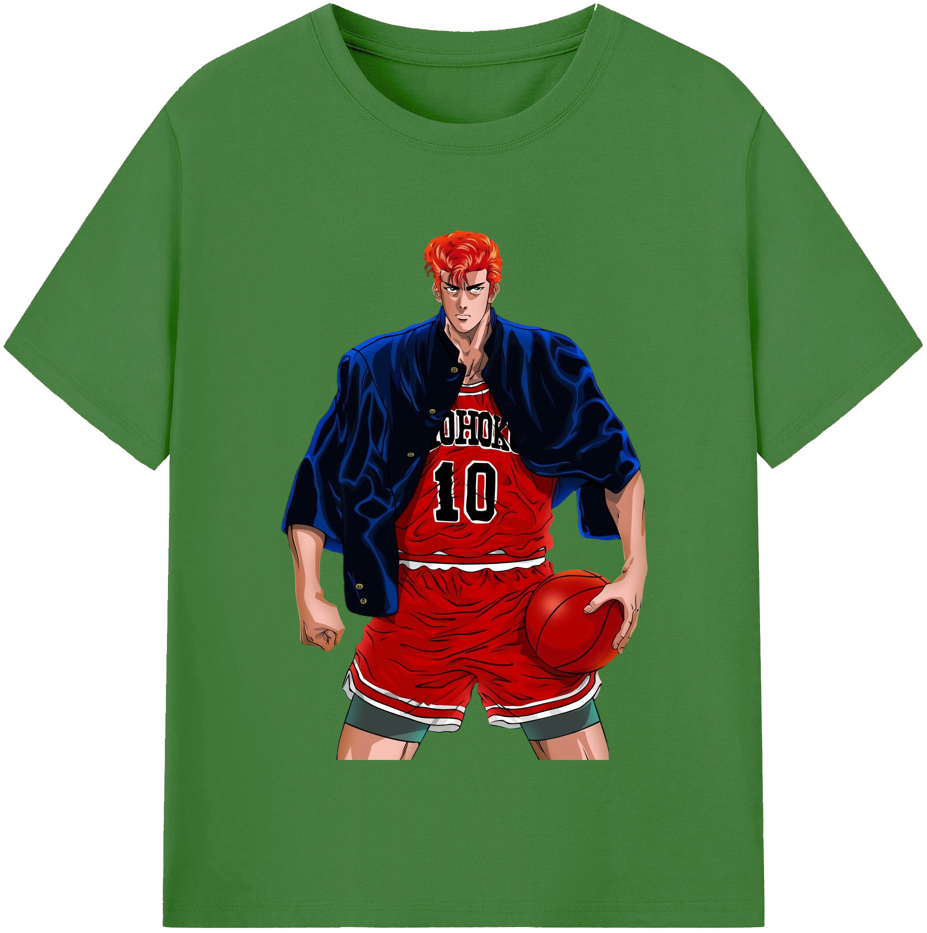 （画像用） SLAM DUNK／スラムダンク レディースカジュアルプリントTシャツ（綿100％）